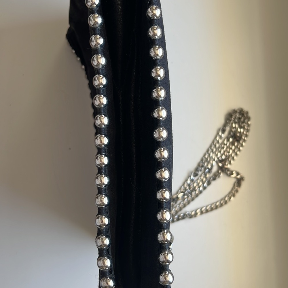 Zara Chain Strap Purse with Studded Silver Sides - Picture 10 of 10